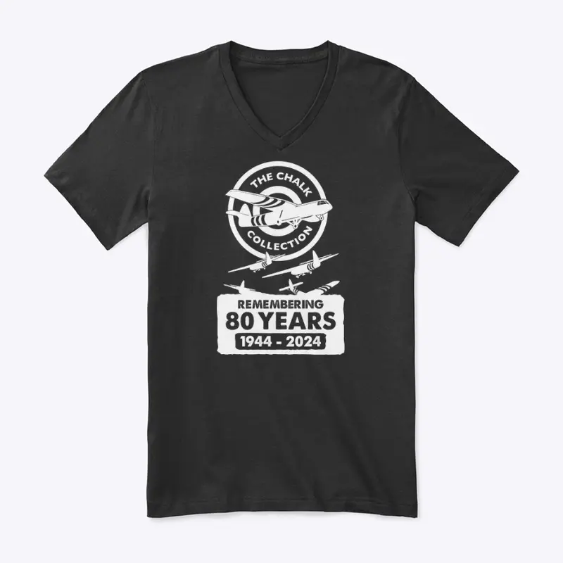 GPR 8oth Anniversary V Neck T-shirt